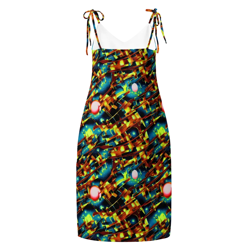Solar Machina on Slip Dress — Back