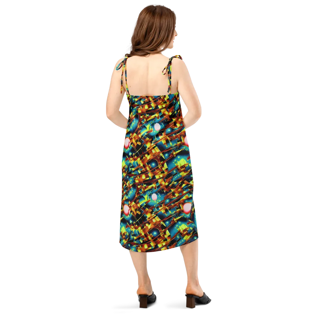 Solar Machina on Slip Dress — Back