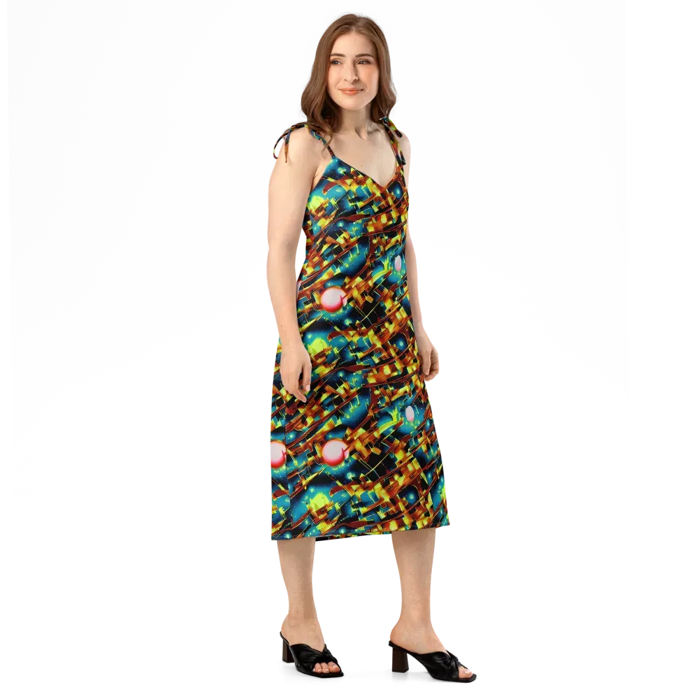 Solar Machina on Slip Dress — Right Front