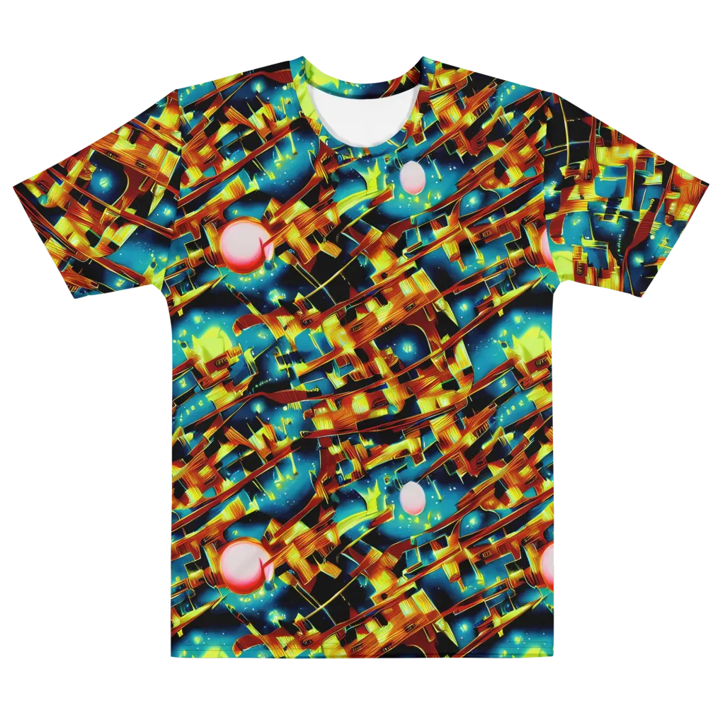 Solar Machina on Men's Cotton Crew Neck T-Shirt — Front