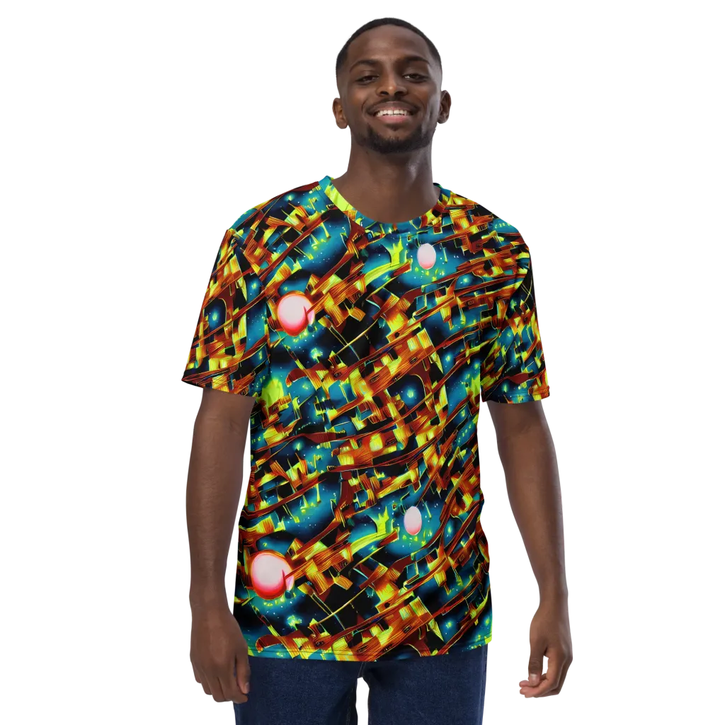 Solar Machina on Men's Crew Neck T-Shirt — Front