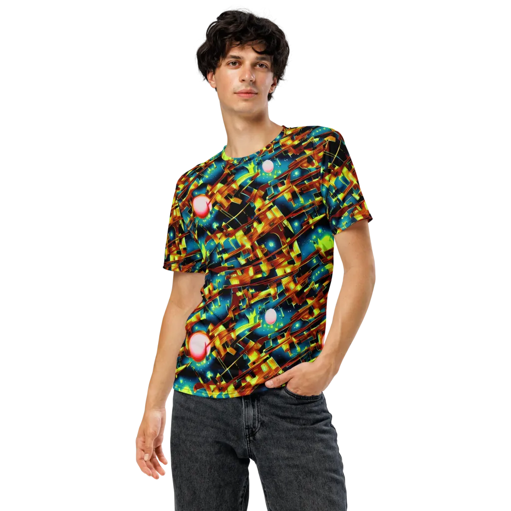 Solar Machina on Men's Crew Neck T-Shirt — Front