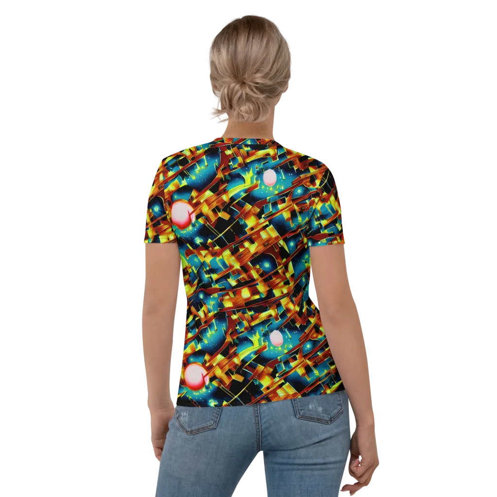 Solar Machina on Women's Crew Neck T-Shirt — Back