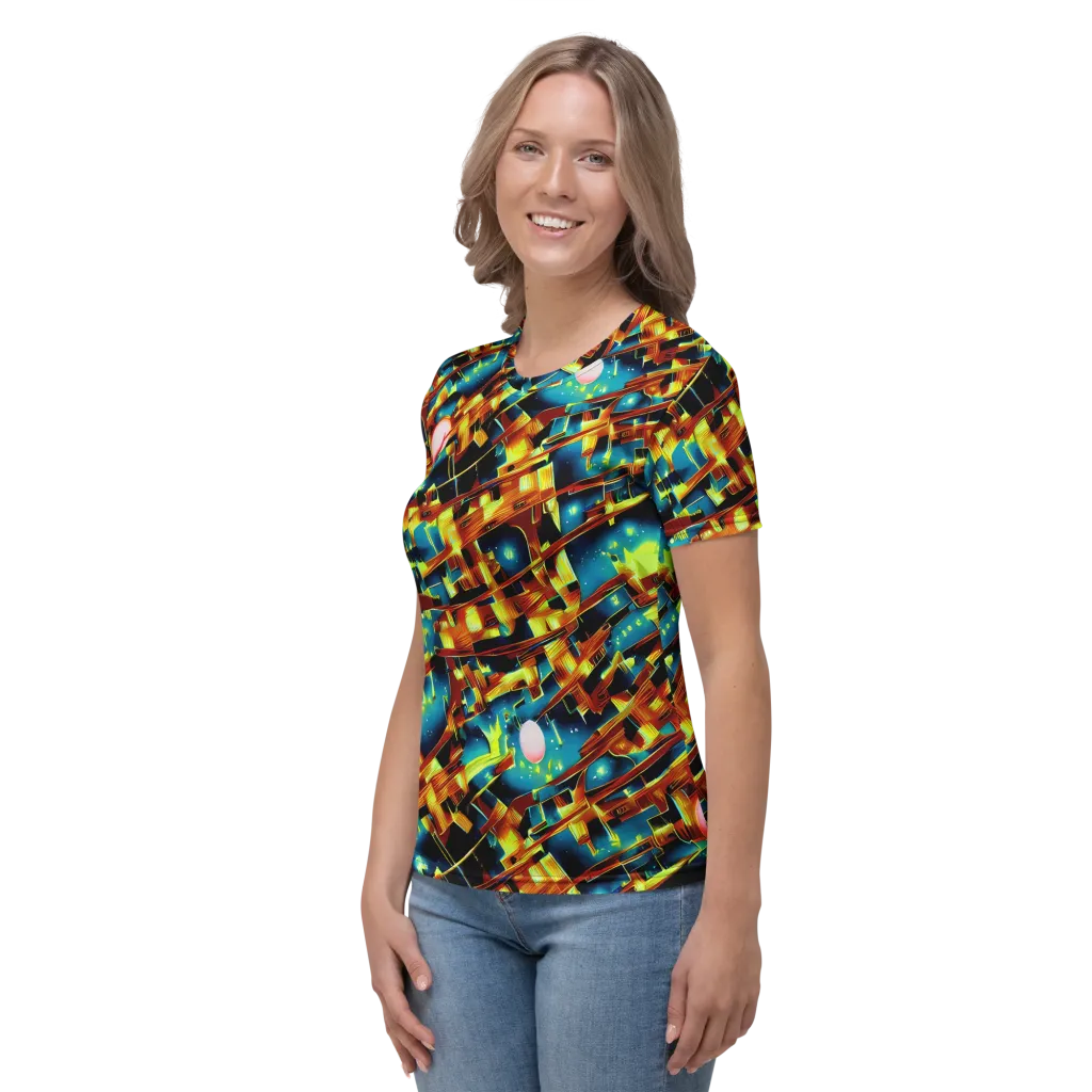 Solar Machina on Women's Crew Neck T-Shirt — Left