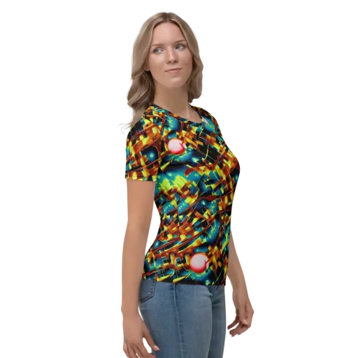 Solar Machina on a Women's Crew Neck T-Shirt