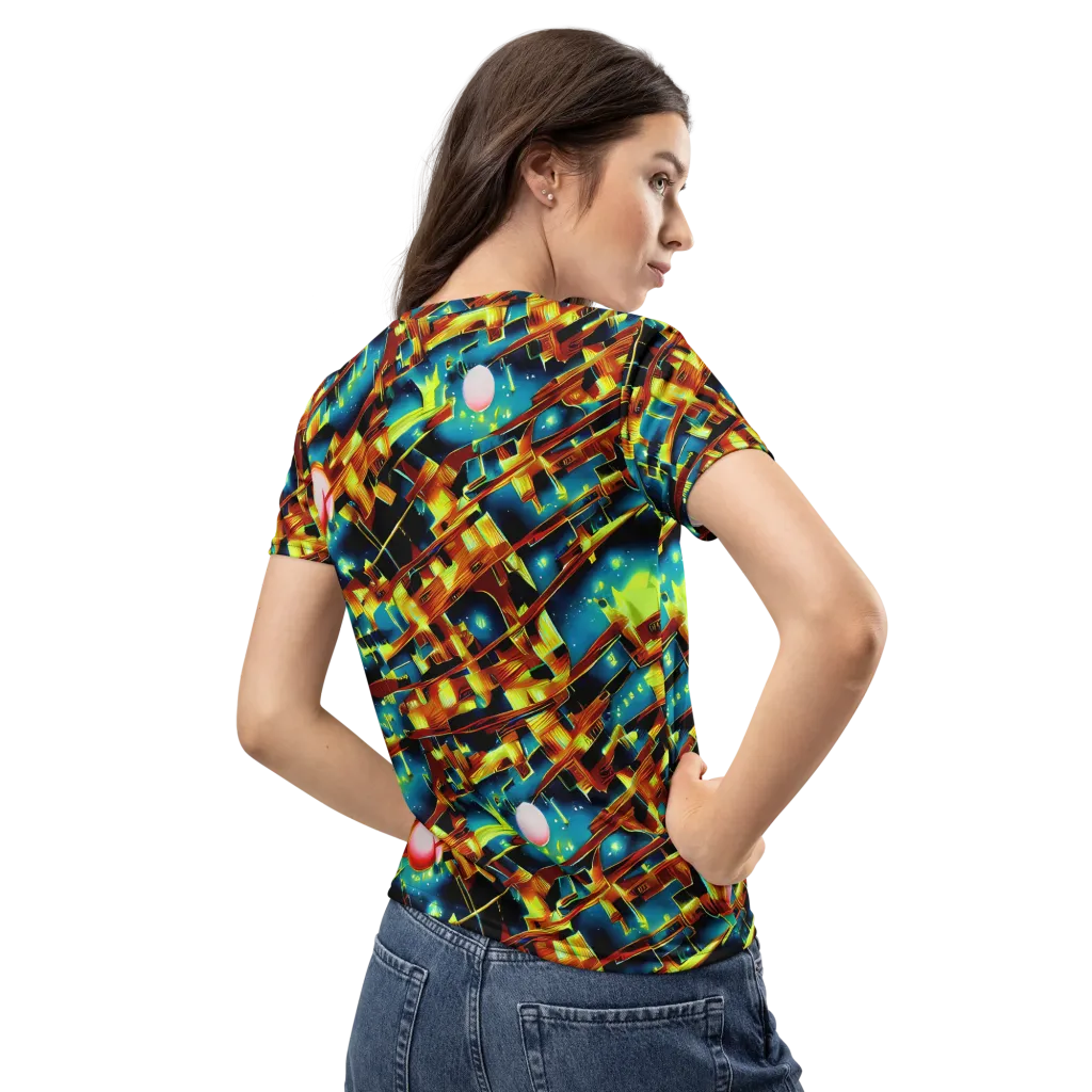 Solar Machina on Women's Crew Neck T-Shirt — Back