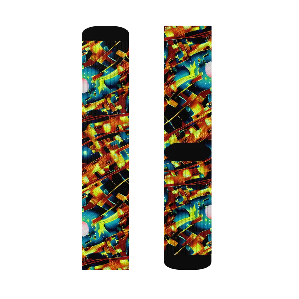 Solar Machina on Socks — Left Sock