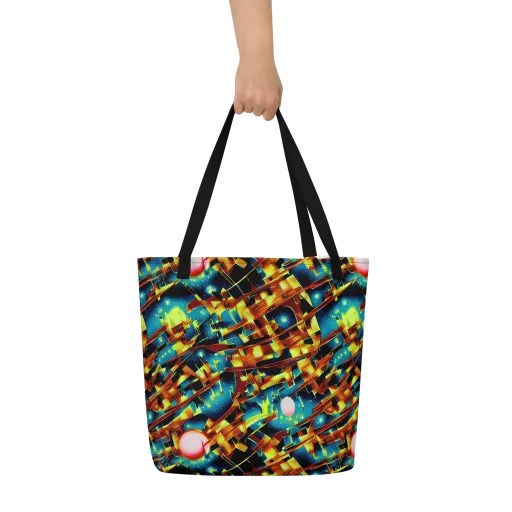 Solar Machina on a Large Tote Bag W/ Pocket