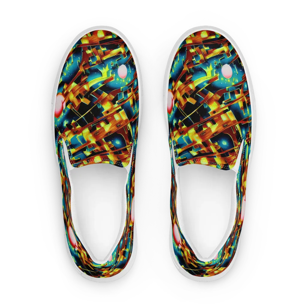 Solar Machina on Women's Slip-On Canvas Shoes — Front