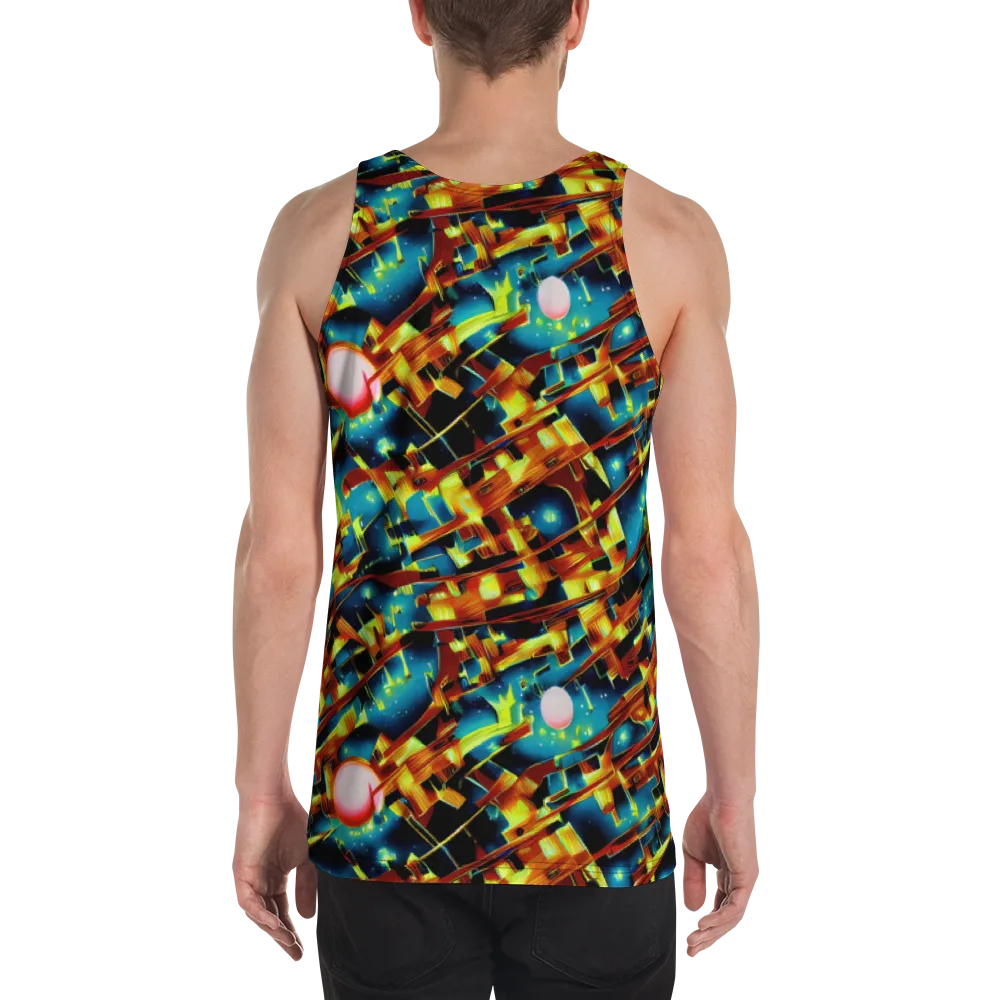 Solar Machina on Men's Tank Top — Back