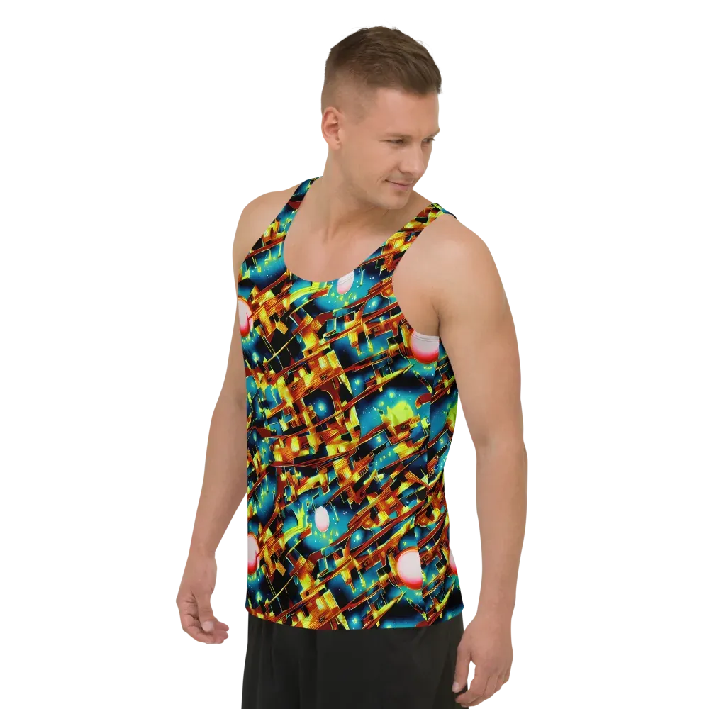 Solar Machina on Men's Tank Top — Left Front