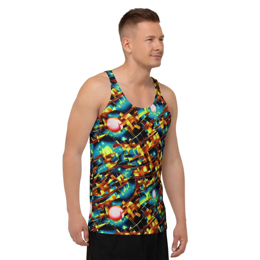 Solar Machina on Men's Tank Top — Right Front