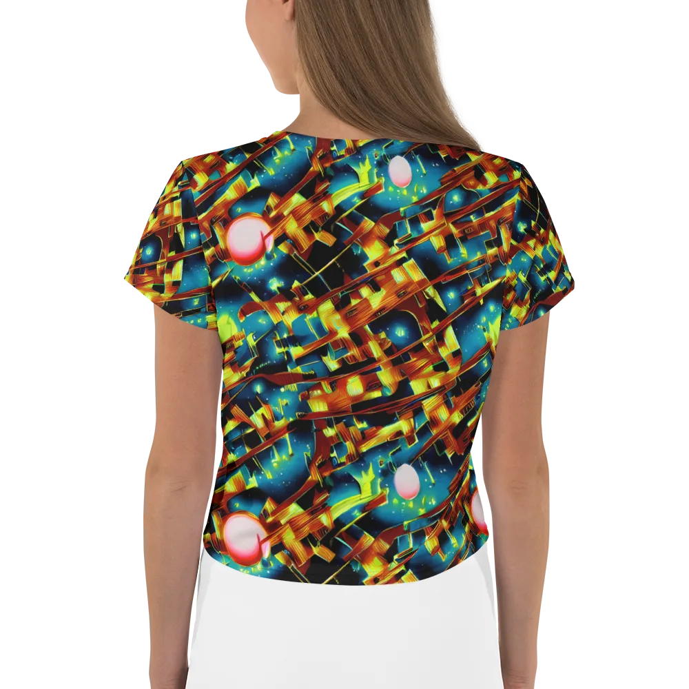 Solar Machina on Crop Tee — Back