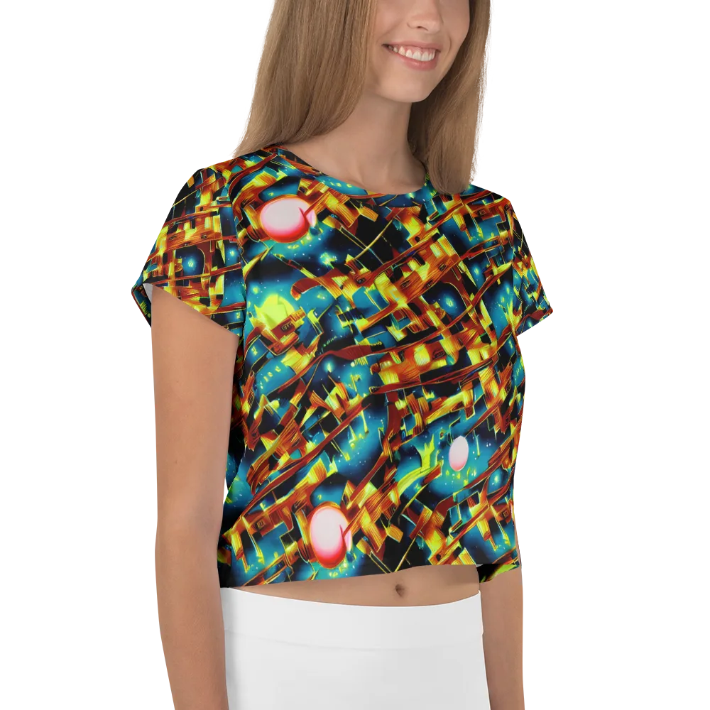 Solar Machina on Crop Tee — Right