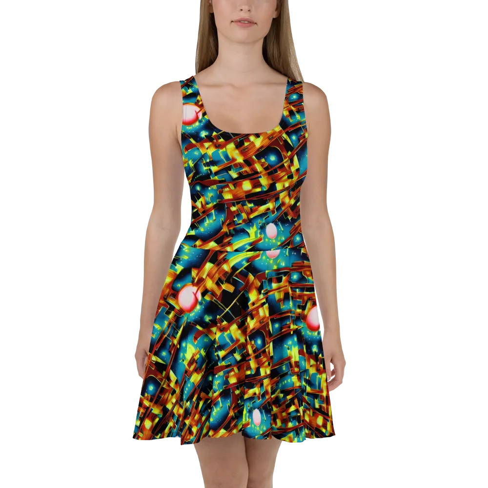 Solar Machina on Skater Dress — Front