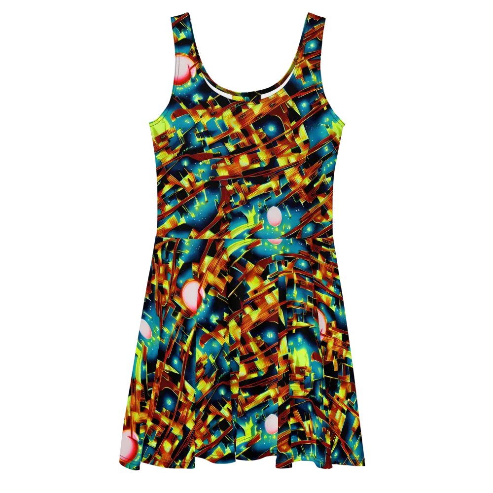 Solar Machina on Skater Dress — Front