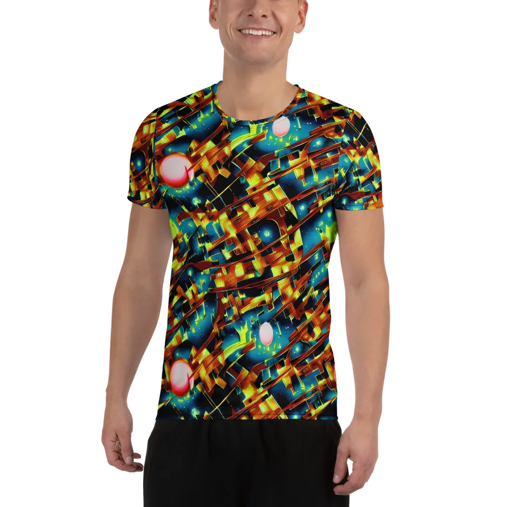 Solar Machina on Men's Athletic T-Shirt — Front