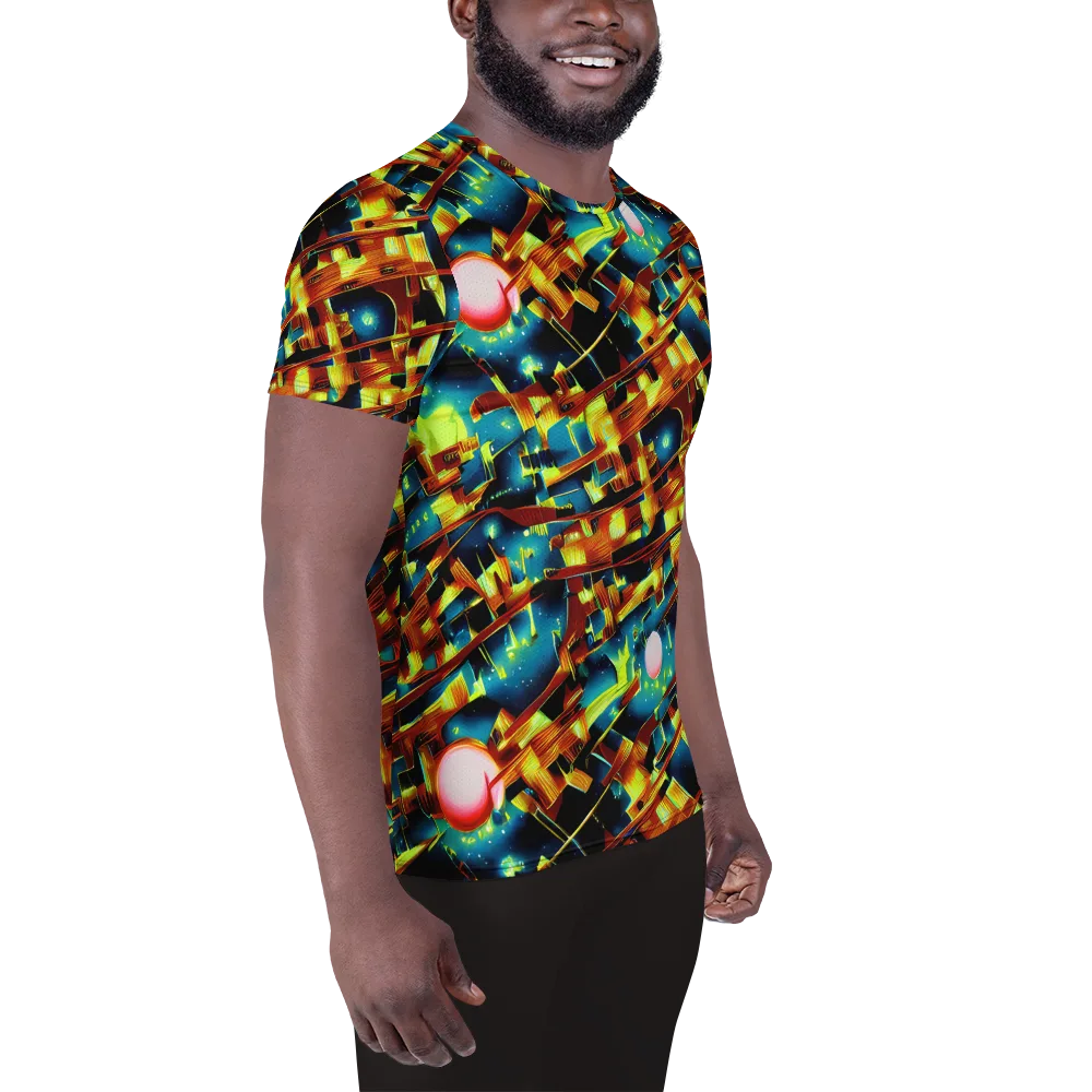 Solar Machina on Men's Athletic T-Shirt — Right