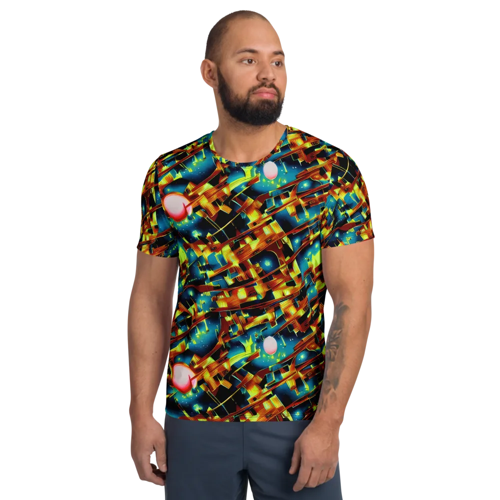 Solar Machina on Men's Athletic T-Shirt — Front