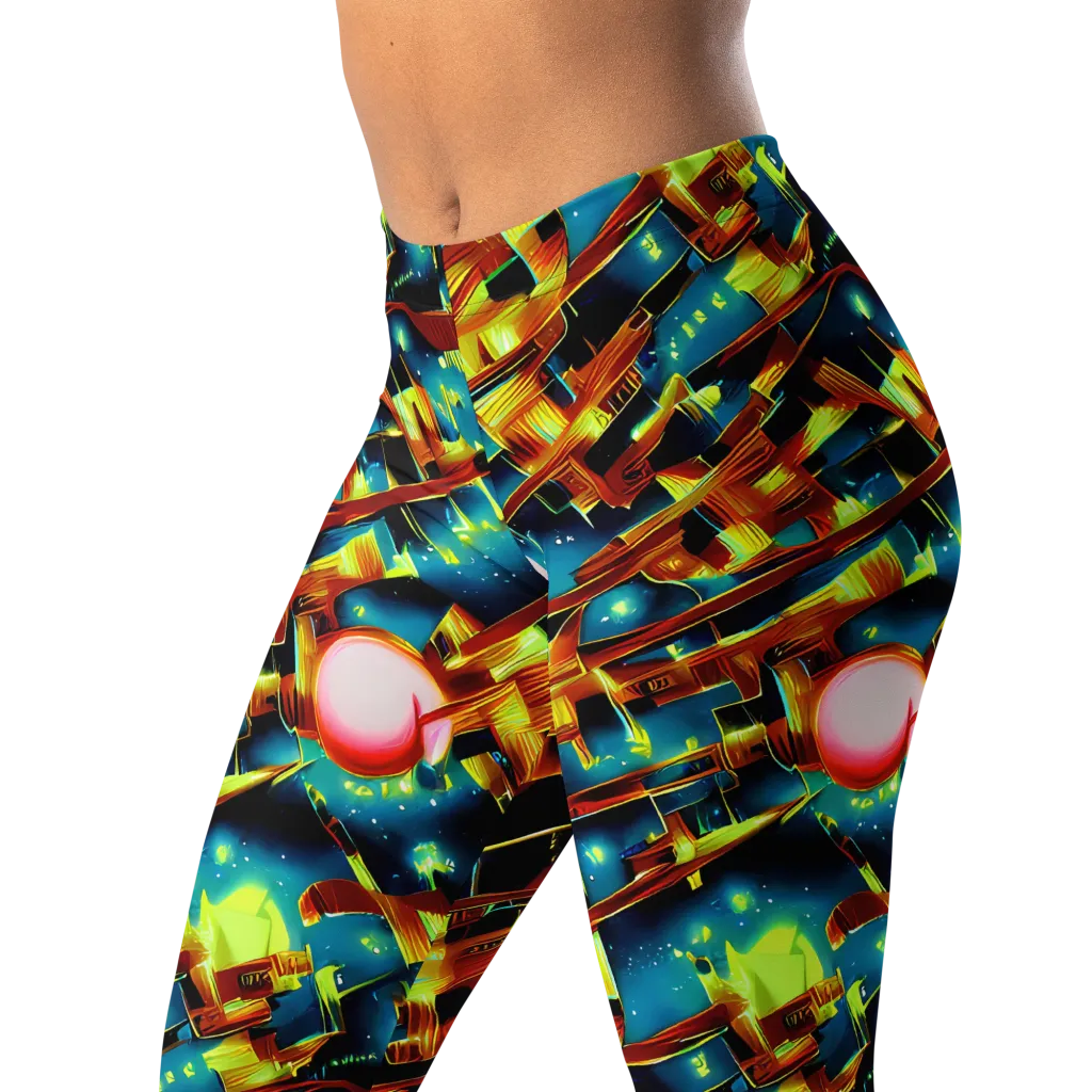 Solar Machina on Leggings — Left Front