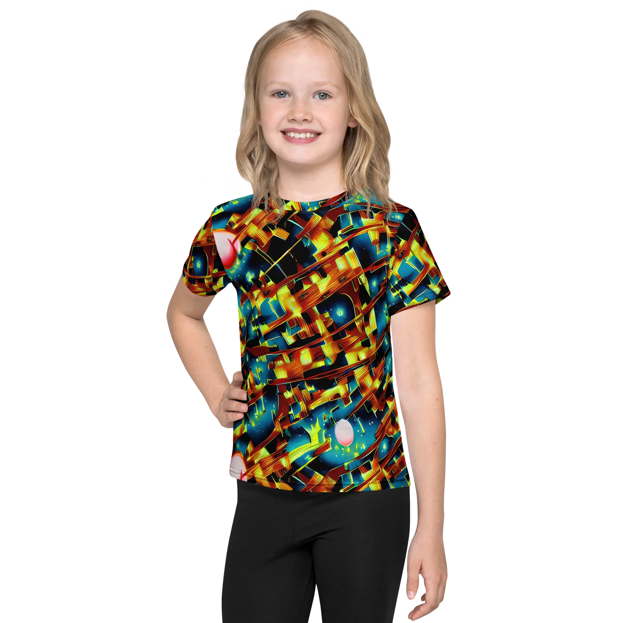 Solar Machina on Kids Crew Neck T-Shirt — Front