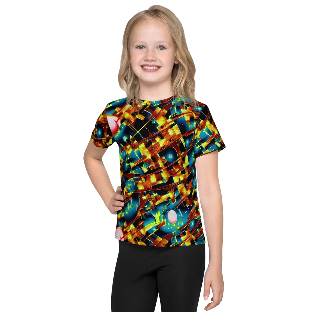 Solar Machina on Kids Crew Neck T-Shirt — Front