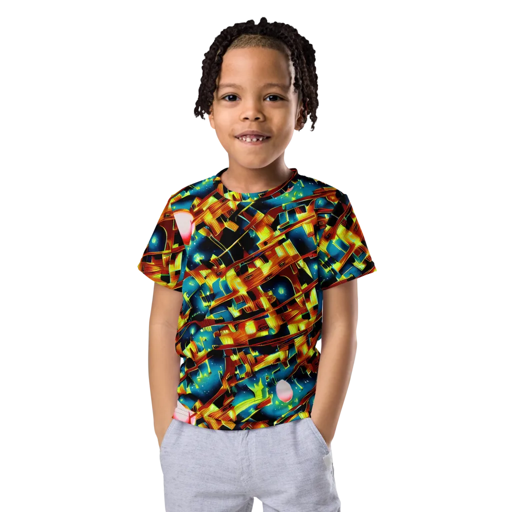 Solar Machina on Kids Crew Neck T-Shirt — Front