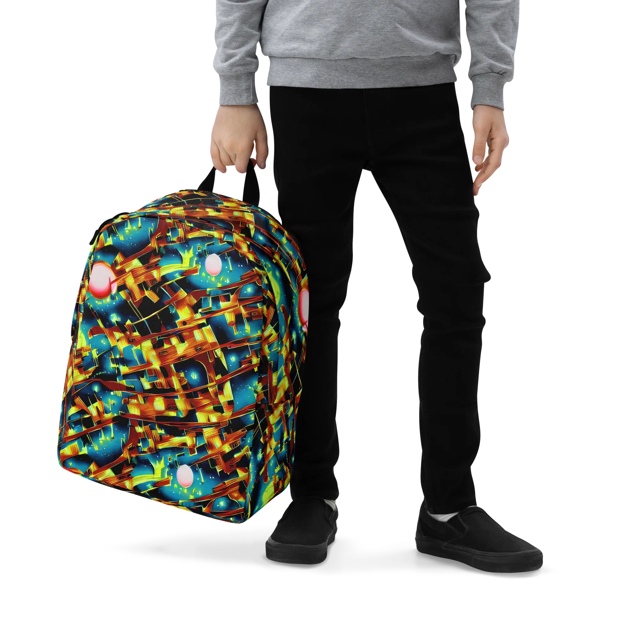 Solar Machina on Minimalist Backpack — Zoomed-in