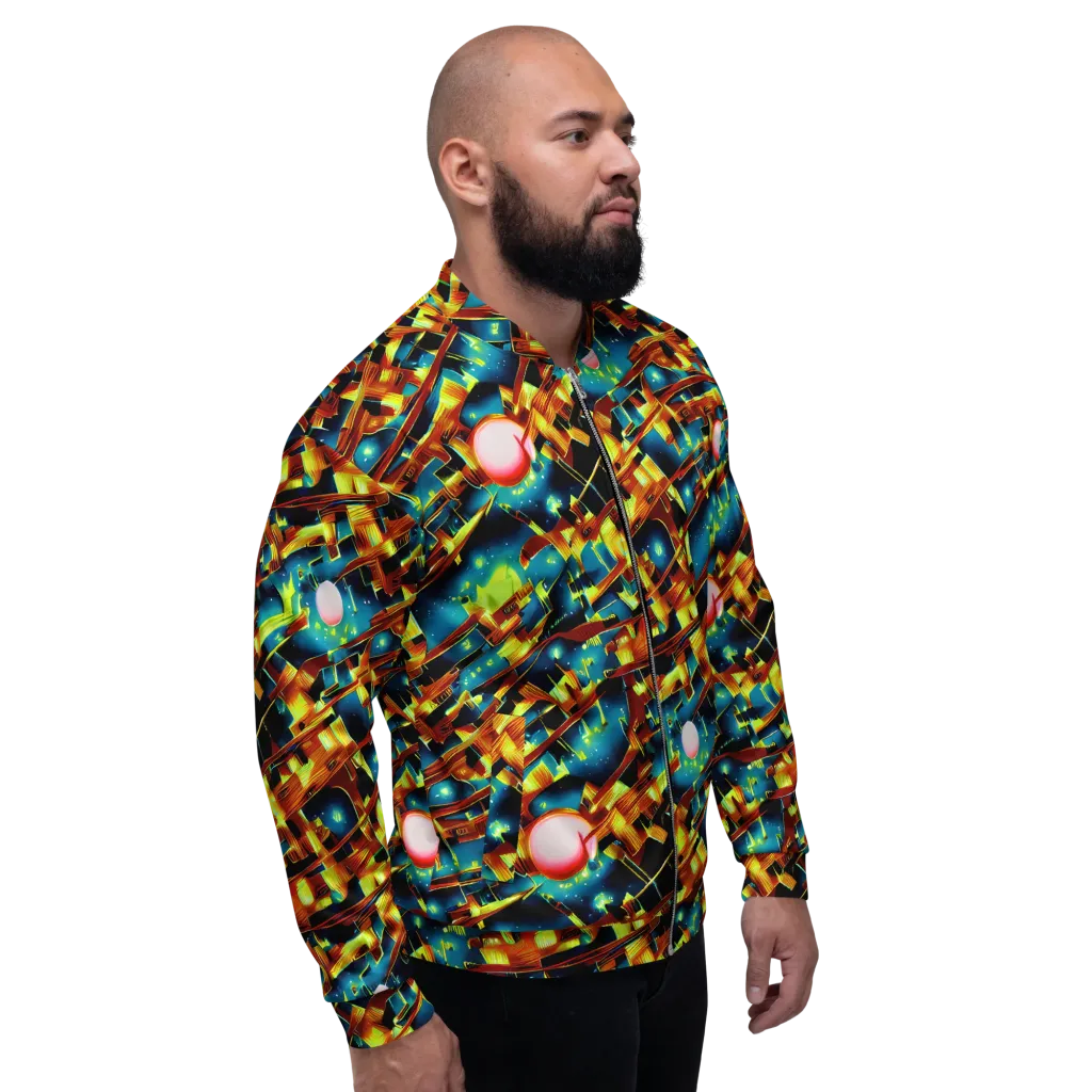 Solar Machina on Bomber Jacket — Right