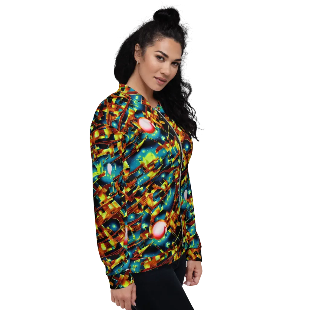 Solar Machina on Bomber Jacket — Right