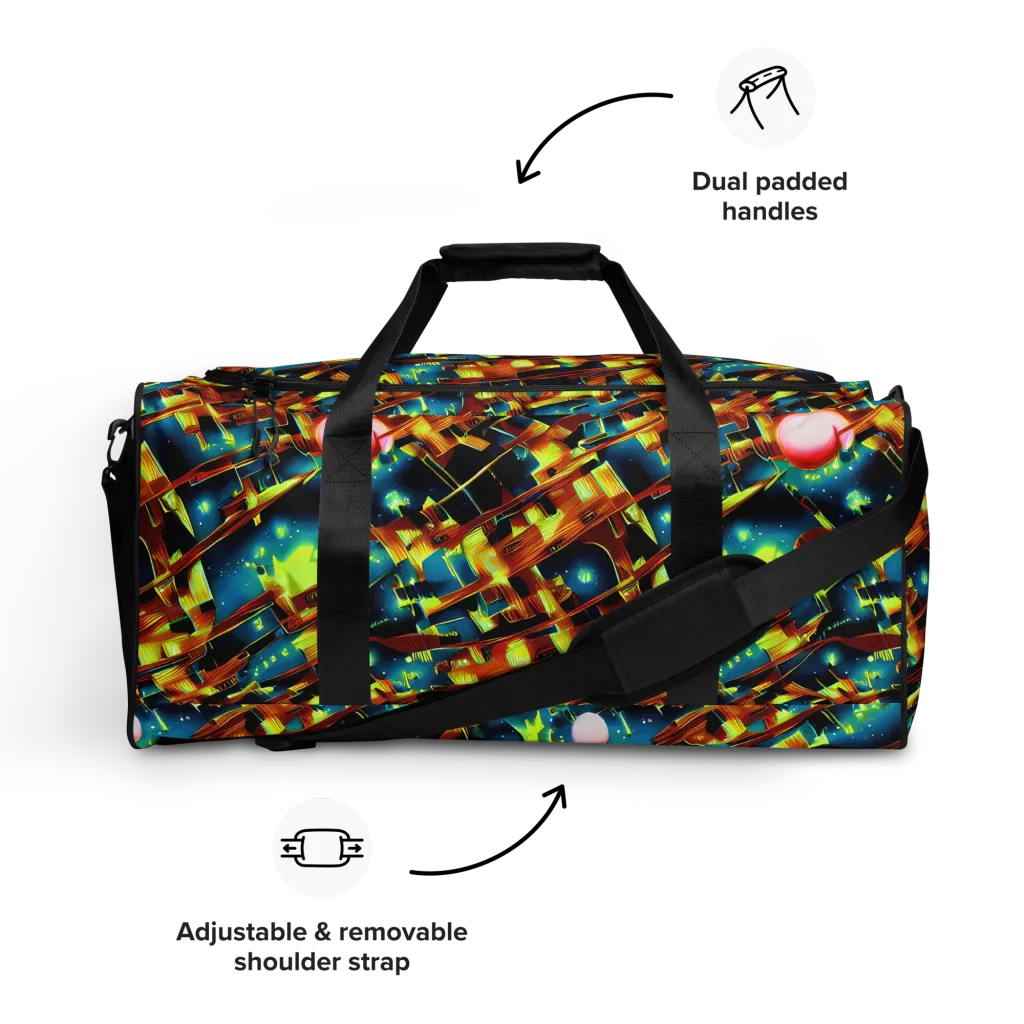 Solar Machina on Duffle Bag — Front
