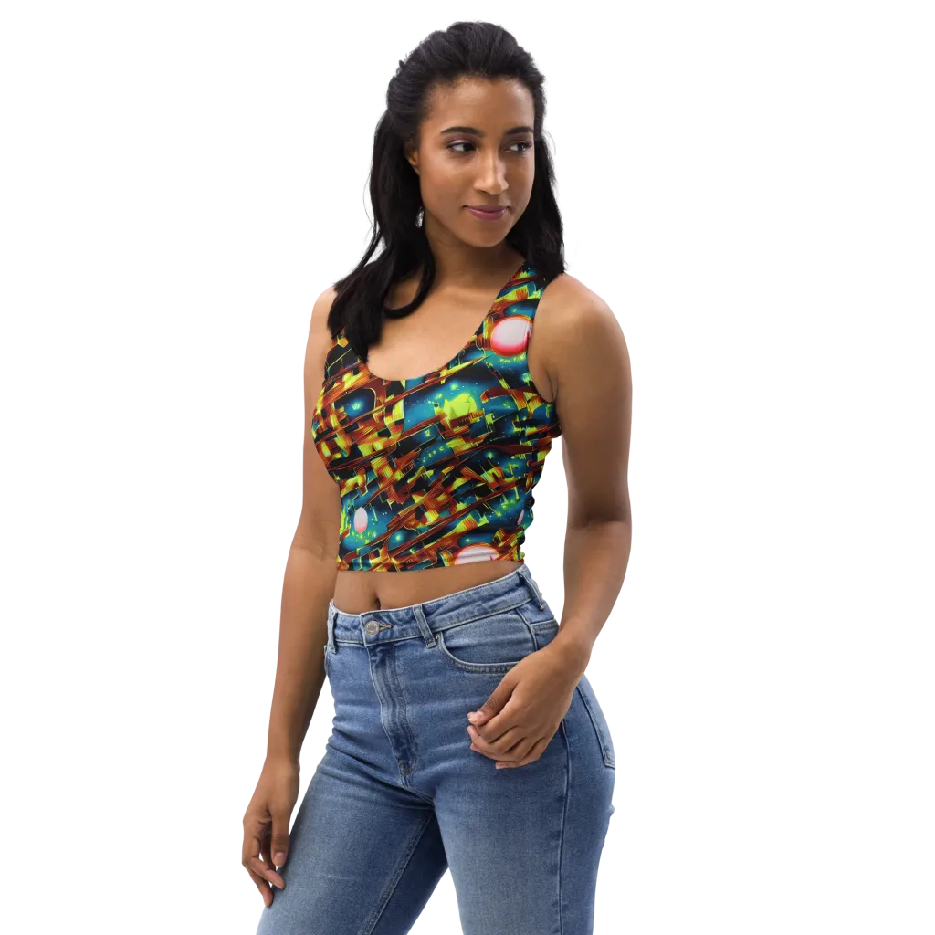 Solar Machina on Crop Top — Left Front