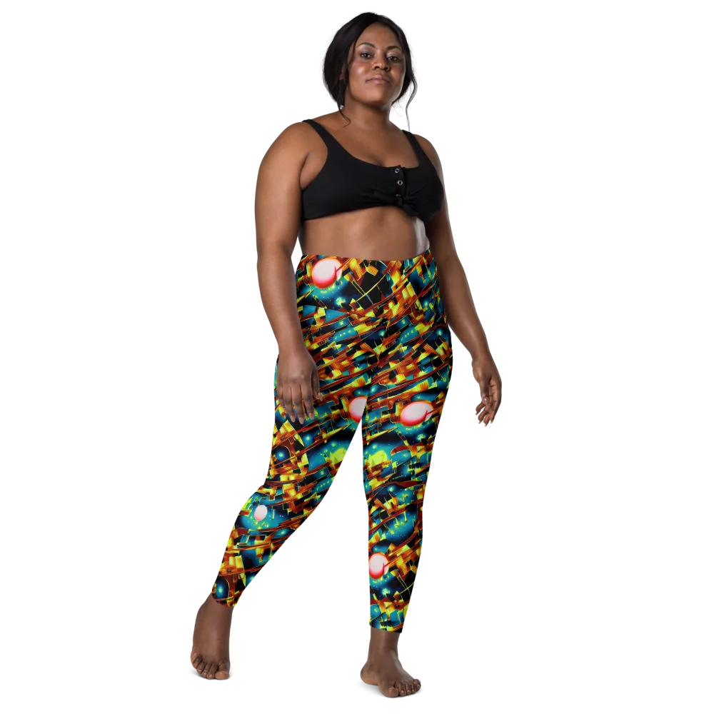 Solar Machina on Leggings with Pockets — Front