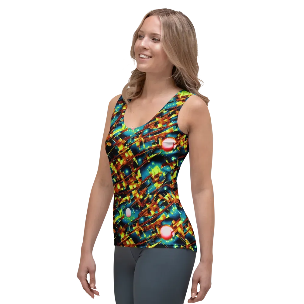 Solar Machina on Women's Tank Top — Left Front
