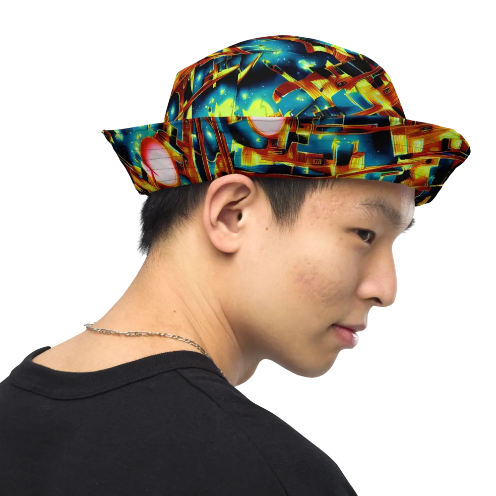 Solar Machina on Reversible Bucket Hat — Right Outside