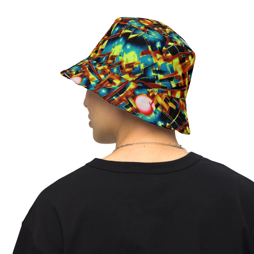 Solar Machina on Reversible Bucket Hat — Back Inside