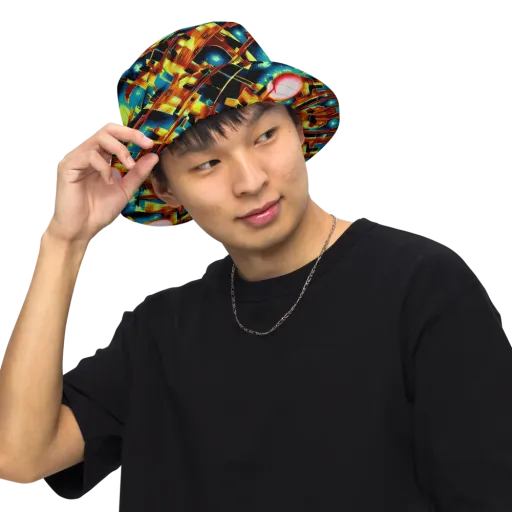 Solar Machina on a Reversible Bucket Hat