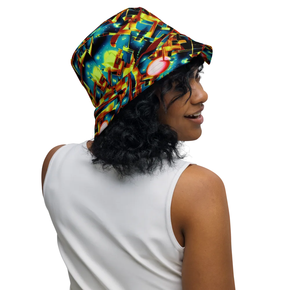 Solar Machina on Reversible Bucket Hat — Right Outside