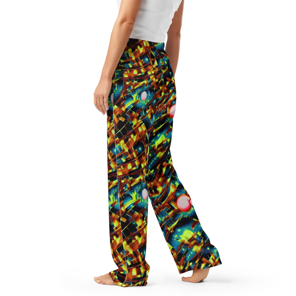 Solar Machina on Women's Pajama Pants — Left