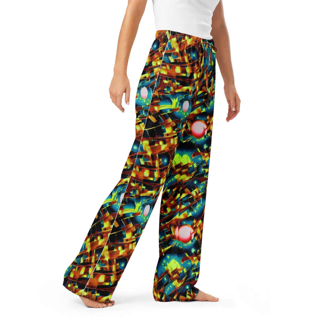 Solar Machina on Women's Pajama Pants — Right Front