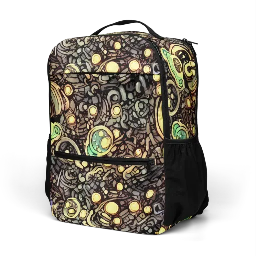 Gilded Circuit on a Utility Backpack