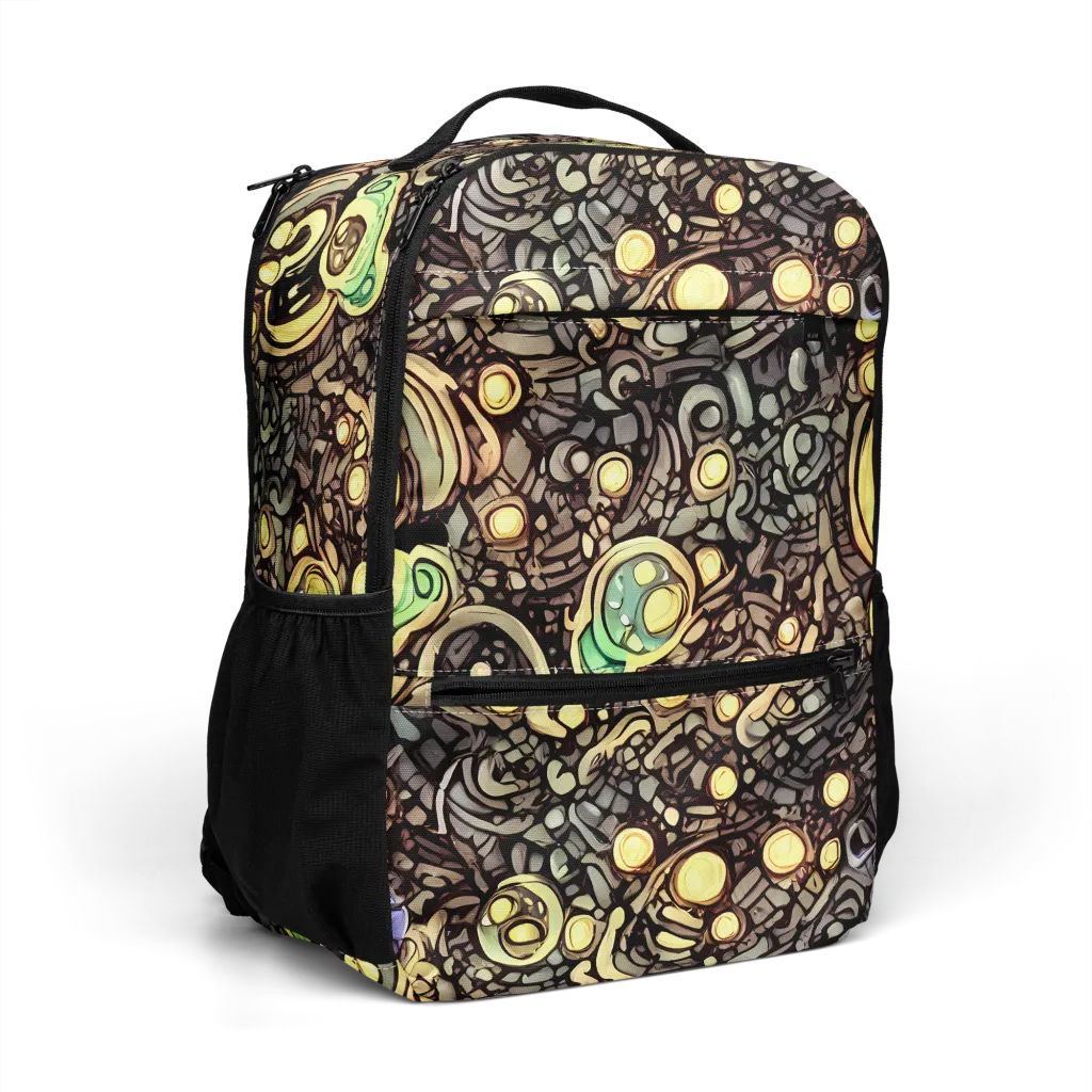 Gilded Circuit on Utility Backpack — Right Front