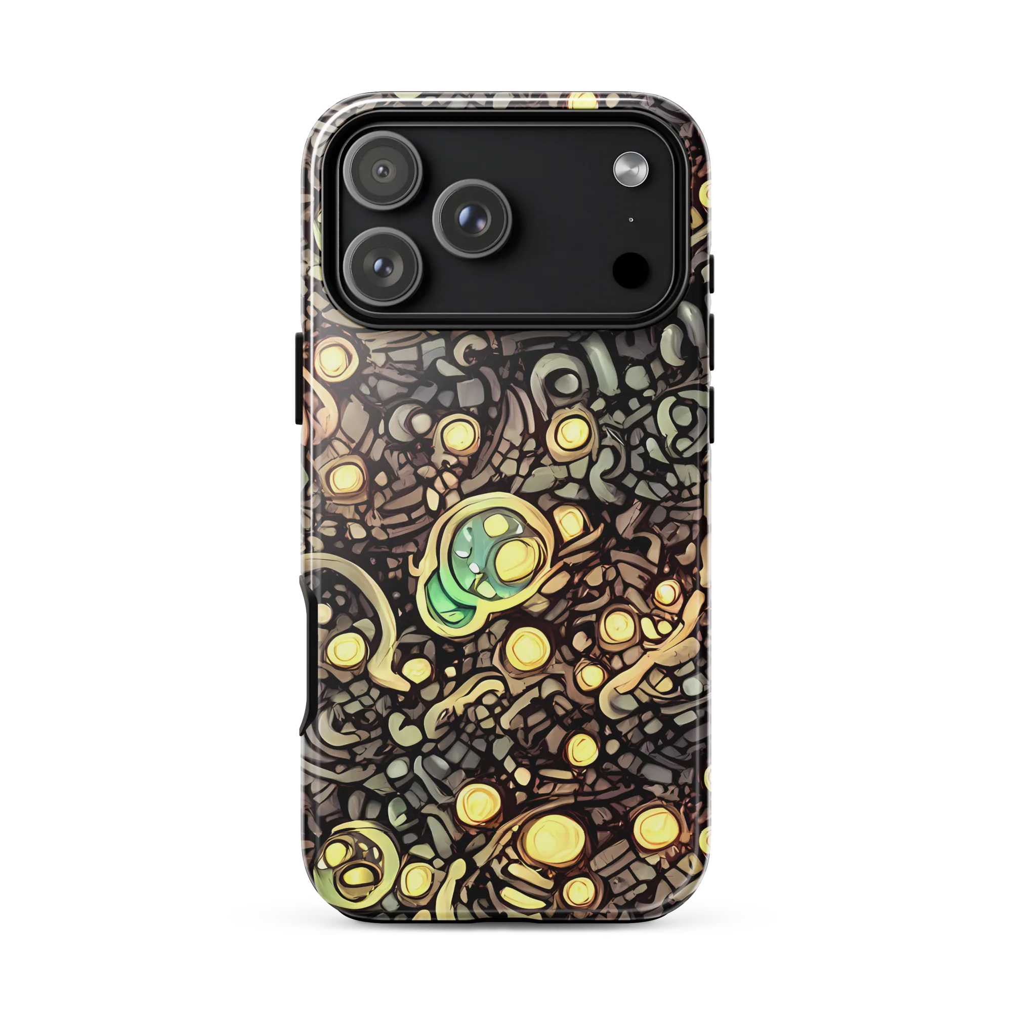 Gilded Circuit on Tough Case for iPhone® — Front