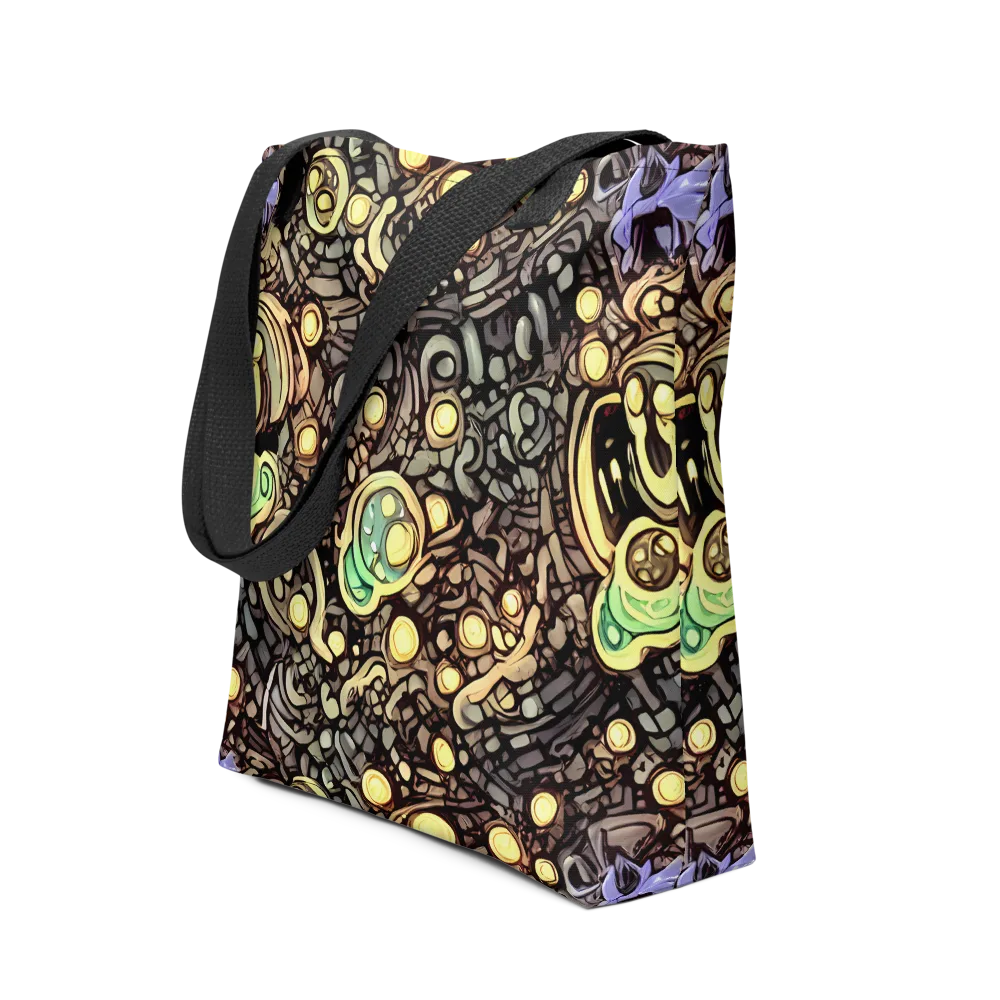Gilded Circuit on Tote Bag — Front
