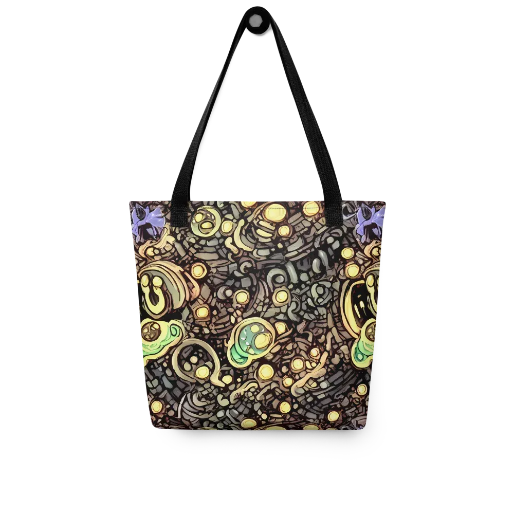Gilded Circuit on Tote Bag — Front