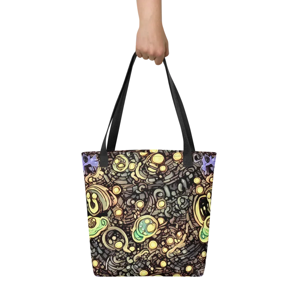 Gilded Circuit on Tote Bag — Front