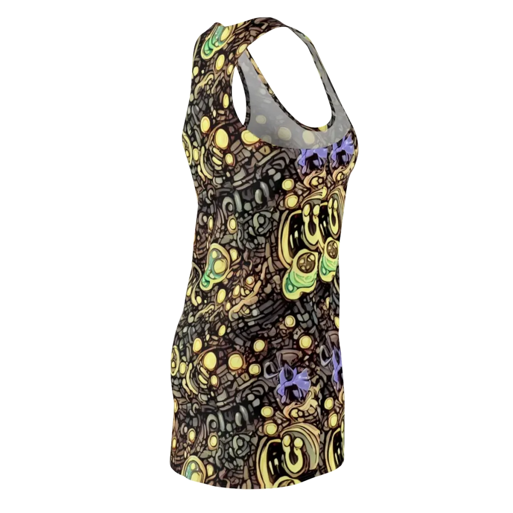 Gilded Circuit on Racerback Dress — Back Side