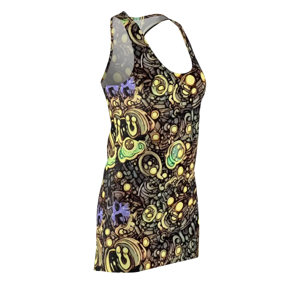 Gilded Circuit on Racerback Dress — Front Side
