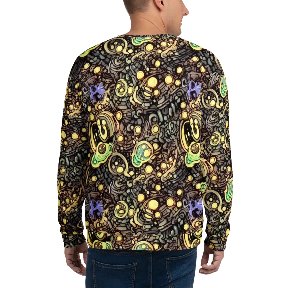 Gilded Circuit on Sweatshirt — Back