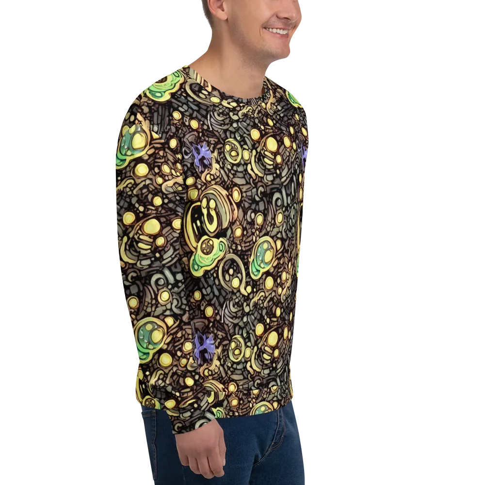 Gilded Circuit on Sweatshirt — Right Front